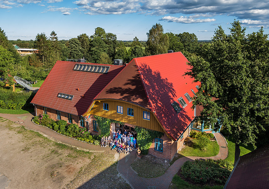 Außenansicht des Haupthauses der LG Nordland in Breiholz